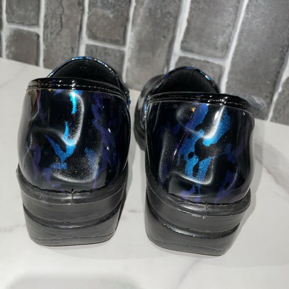 Easy Works Black Iridescent Non-Slip Anti-Fatigue Laurie Clogs Sz 8.5 - Picture 5 of 8